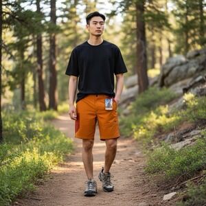 Outdoor Research Mens 36 Quarry Shorts Pumpkin Orange‎ New